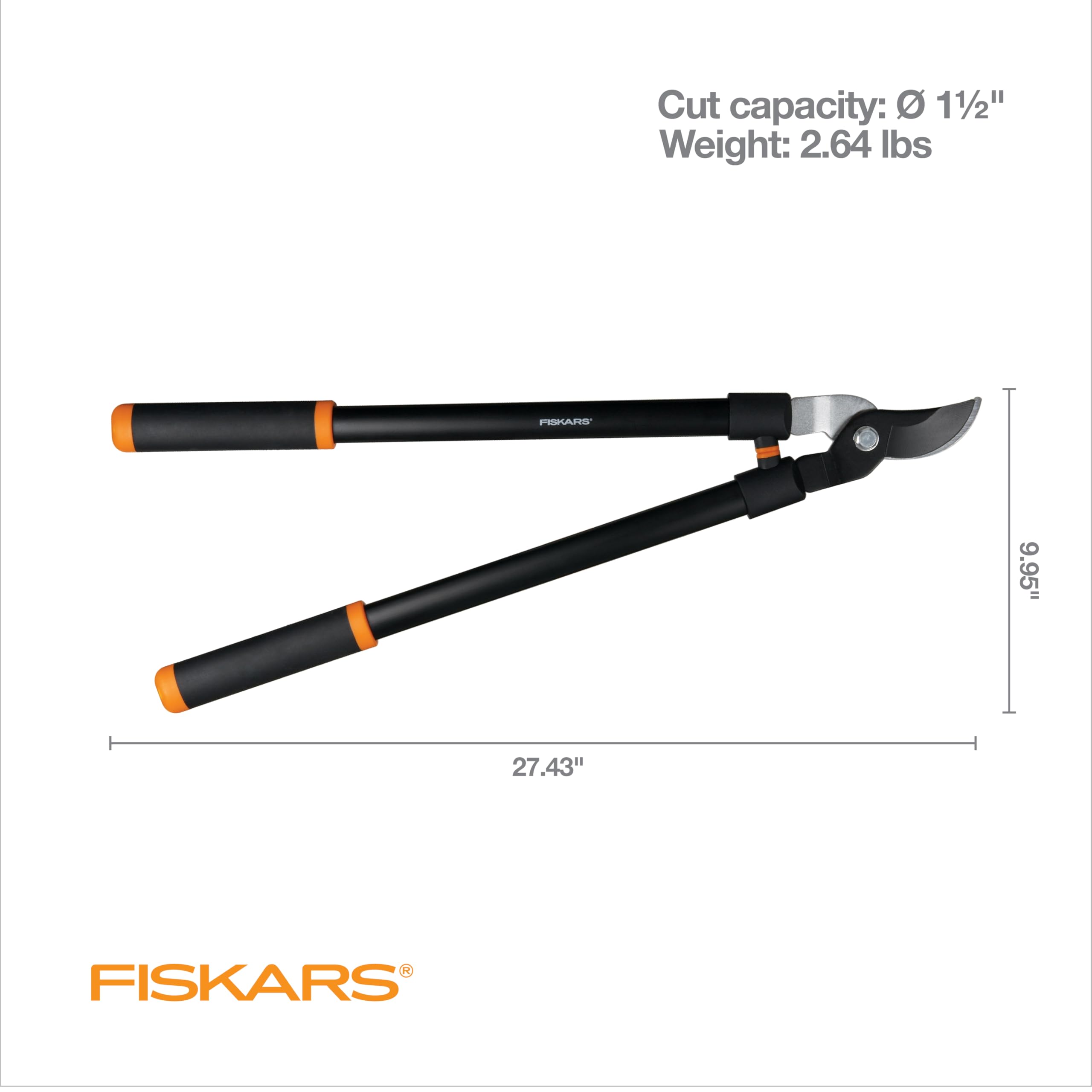 Fiskars recubrimiento antiadherente en cuchilla para menos acumulación de savia