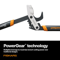 Empuñadura SoftGrip de Fiskars que mejora comodidad y control al podar