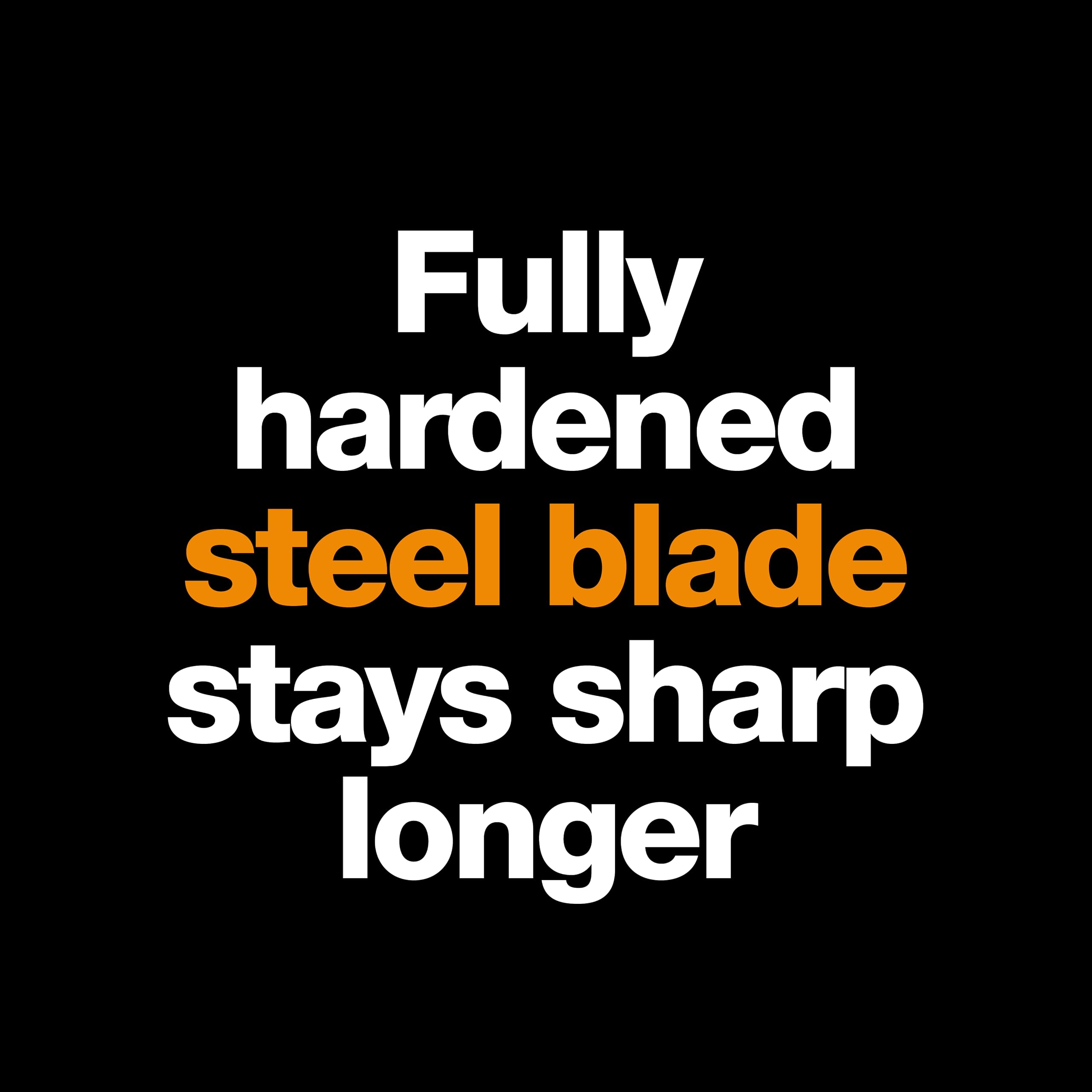 Fiskars product packaging and warranty label showing included lifetime coverage benefit