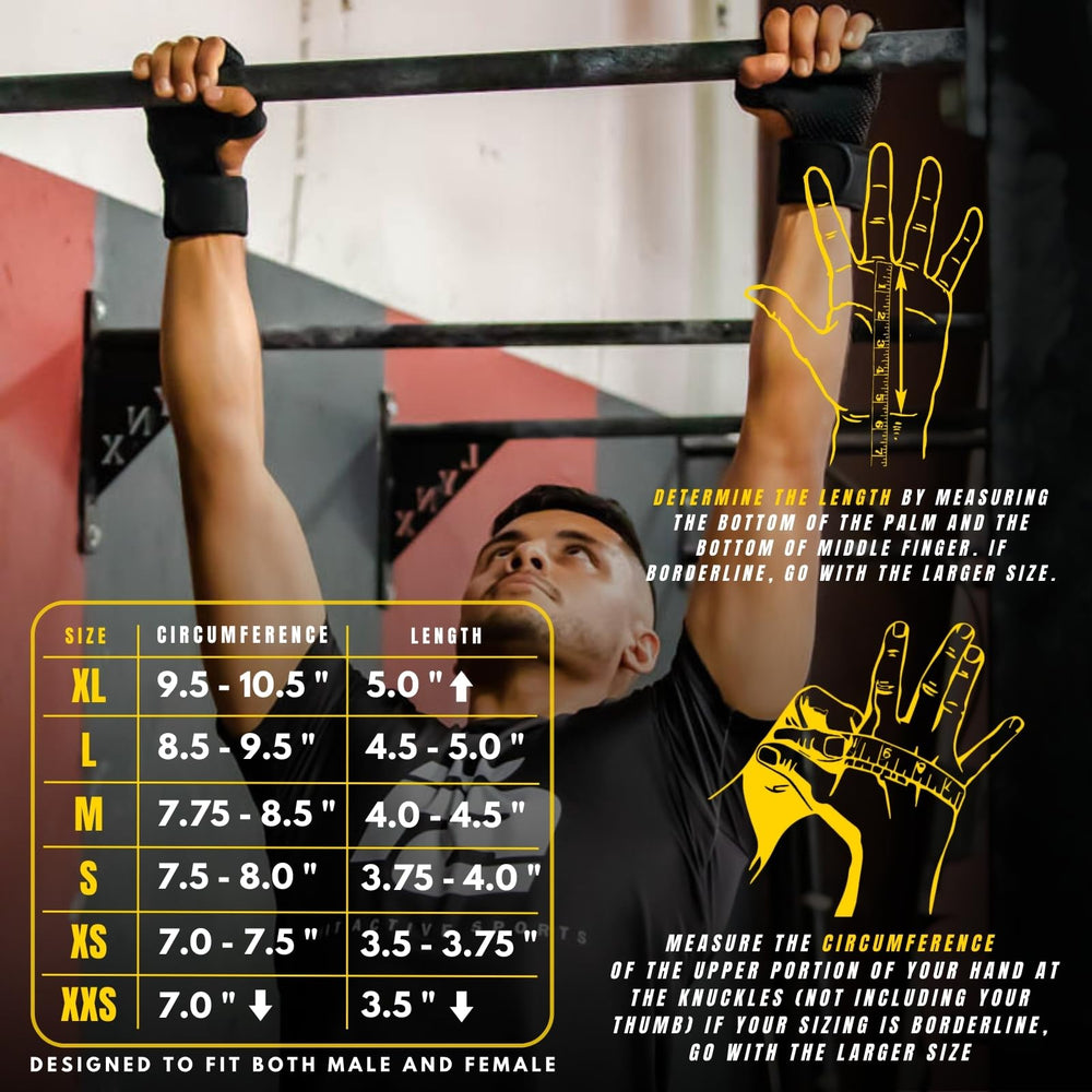 Fit Active Sports detalle del acolchado en la palma que protege contra ampollas
