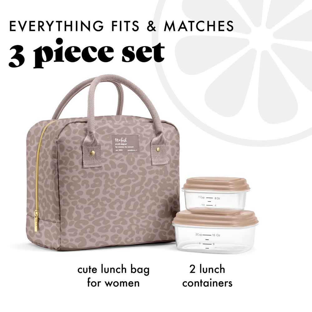 Fit & Fresh contenedores incluidos 1 y 2 tazas para organización