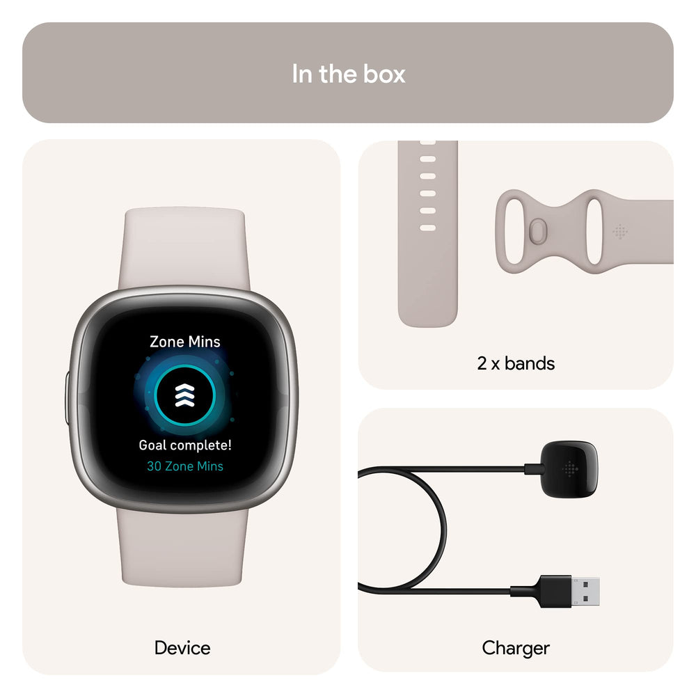 Fitbit Sense 2 en ambiente cotidiano mostrando salud y conectividad