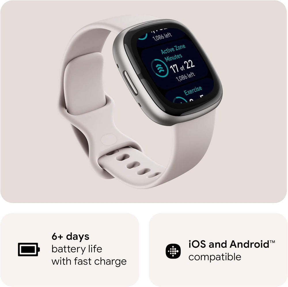 Fitbit Sense 2 recibiendo una llamada en la muñeca para mayor conveniencia