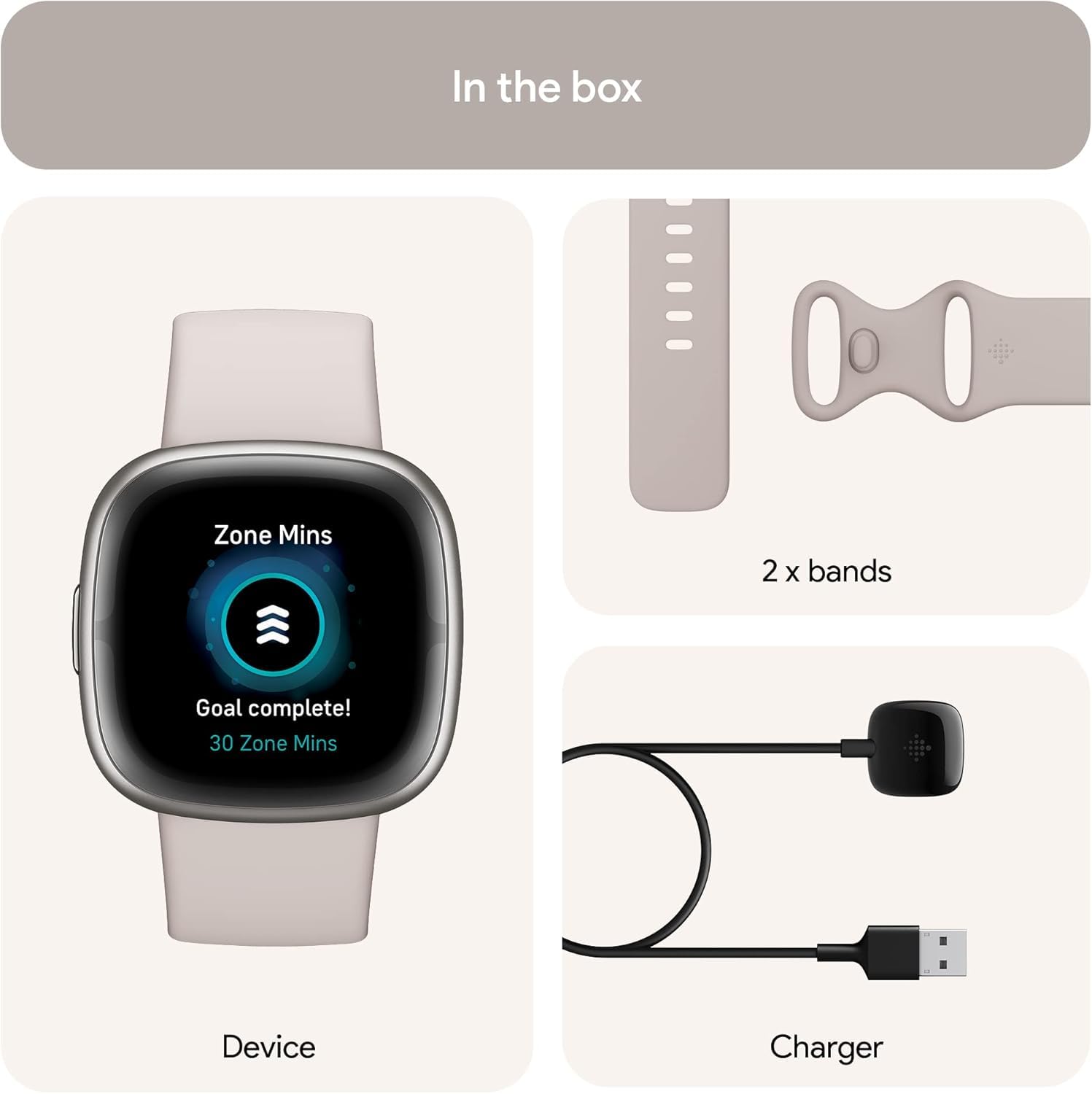 Fitbit Sense 2 sumergido en piscina demostrando resistencia al agua