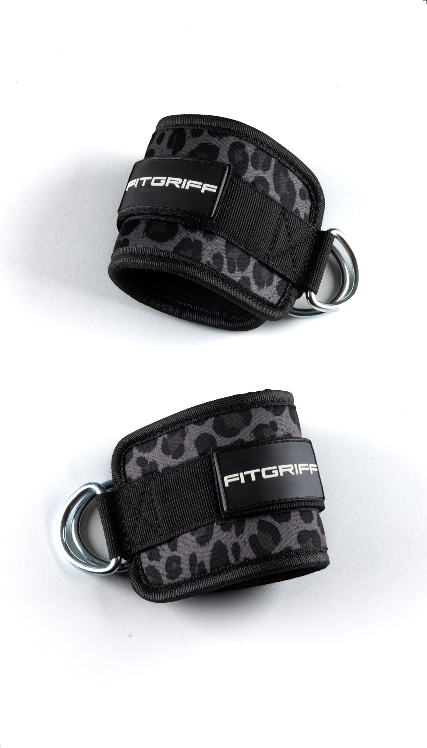 Fitgriff embalaje y etiqueta que refleja calidad y estilo leopard