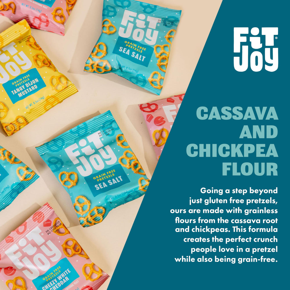 FitJoy textura crujiente en primer plano que destaca el crocante
