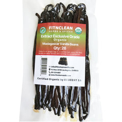 FITNCLEAN VANILLA frente del paquete con 26 vainas orgánicas mostrando cantidad y marca