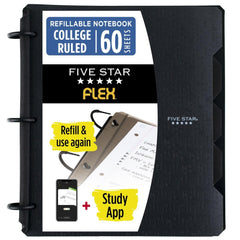Five Star vista frontal con tapa Clearview y portada personalizable