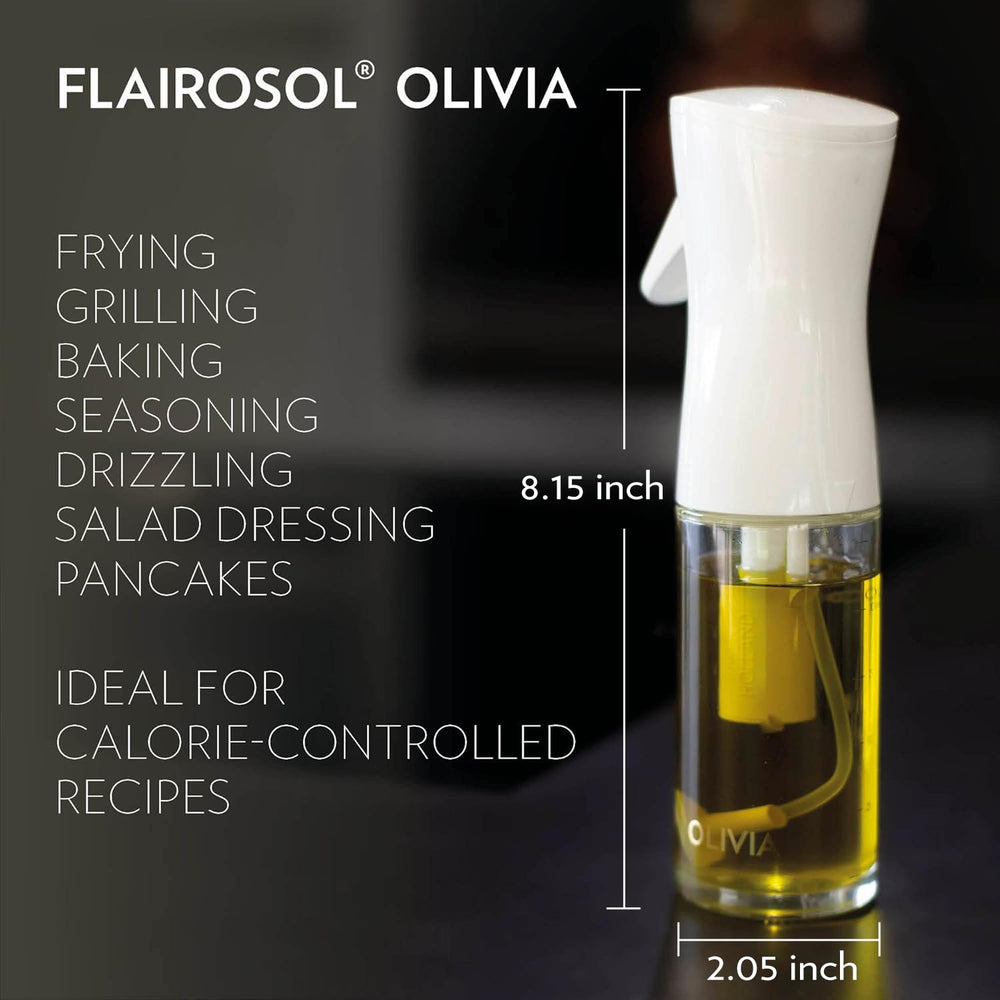 FLAIROSOL Olivia comparación en mano para apreciar tamaño ergonómico