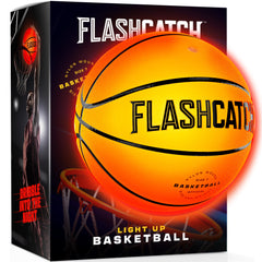 FlashCatch balón frontal mostrando luces y diseño, mejora la visibilidad