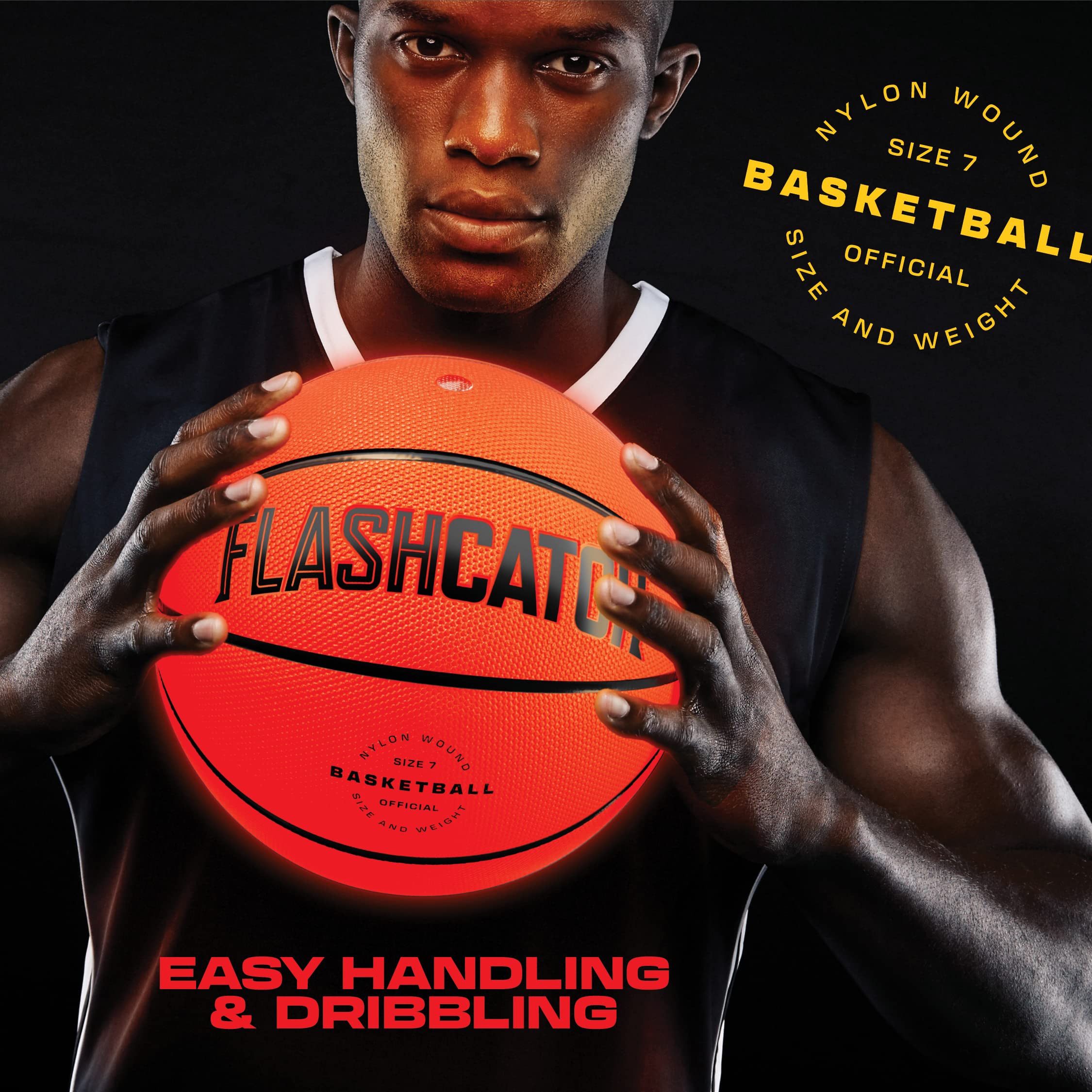 FlashCatch empaquetado con pilas incluidas, listo para jugar inmediatamente