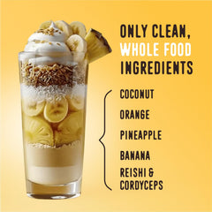 FlavCity batido servido en vaso listo para beber, energía práctica
