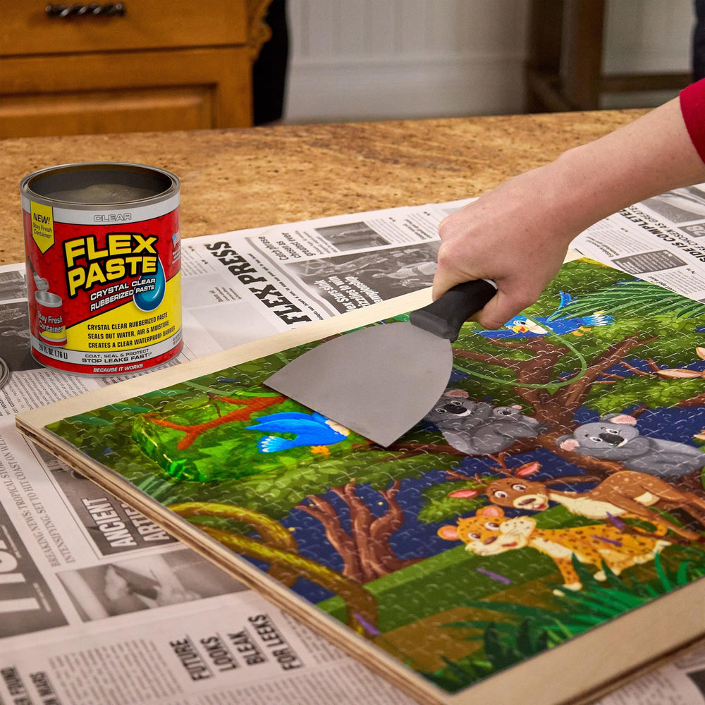 Flex Paste etiqueta acercamiento que destaca resistencia UV y pintabilidad