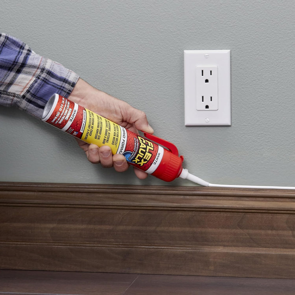 Flex Seal textura del sellado curado demostrando acabado liso y flexible