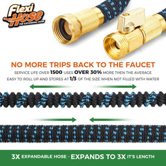 Flexi Hose detalle del tejido exterior 3750D, protección contra abrasiones