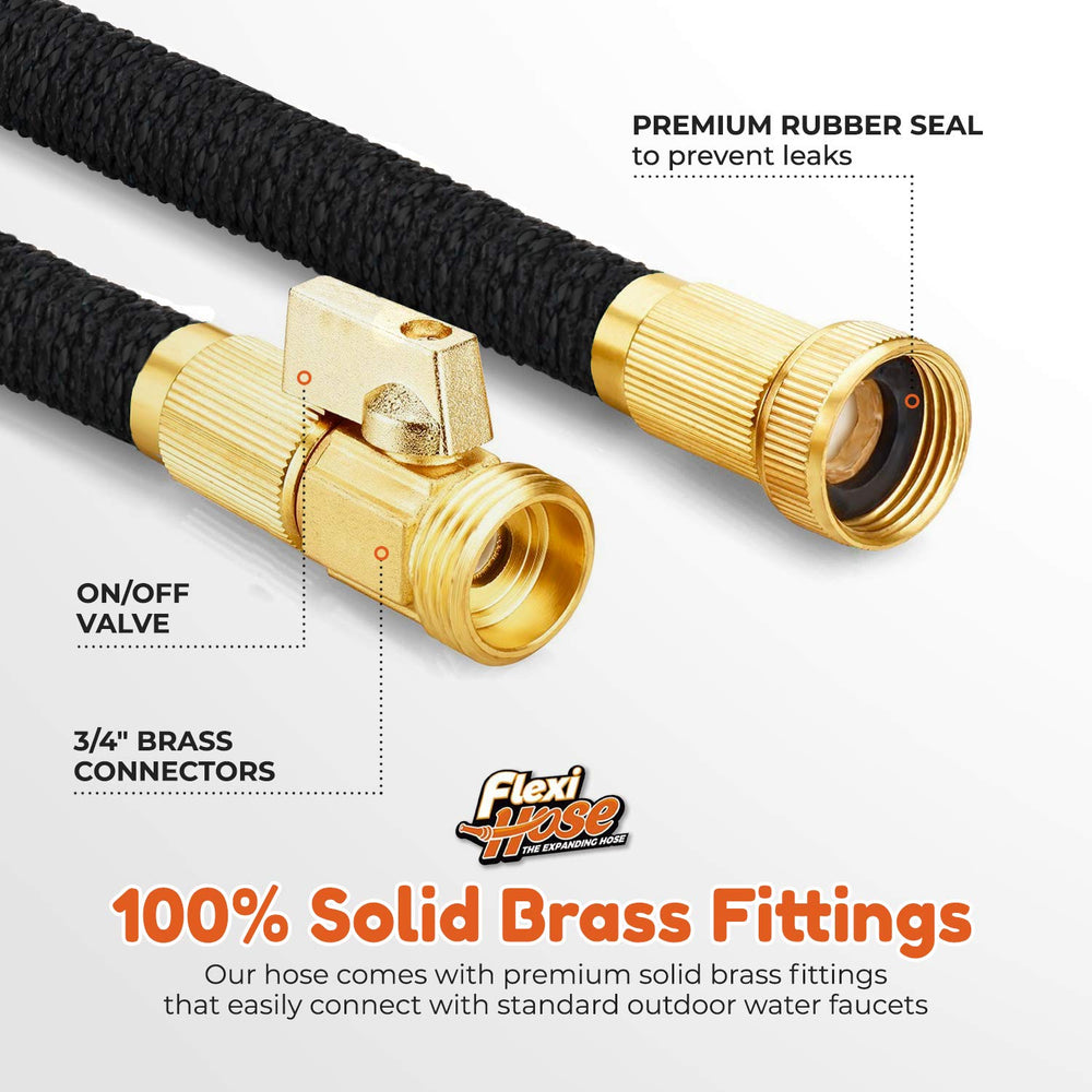 Flexi Hose corte transversal mostrando doble núcleo de látex