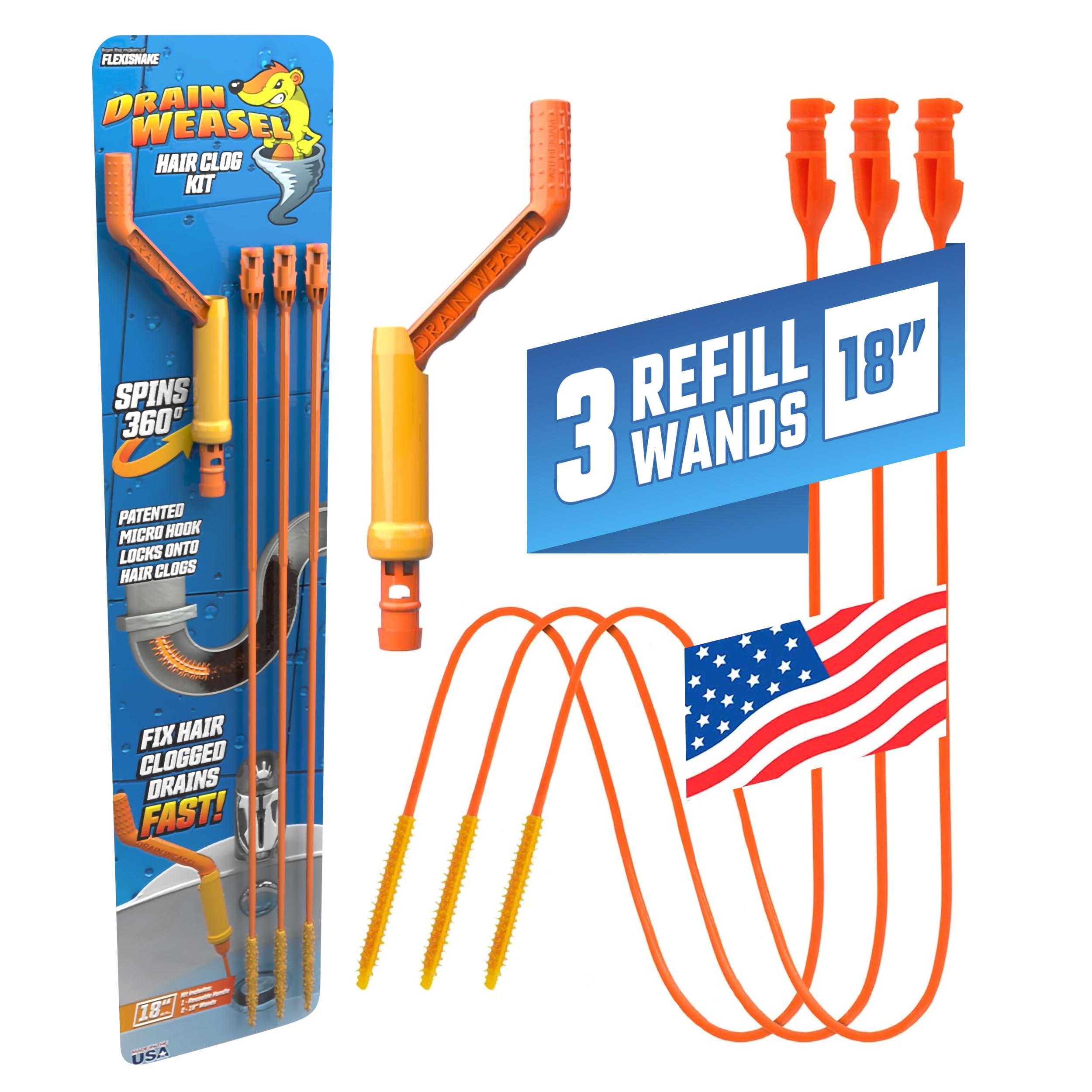 FlexiSnake frente del empaque mostrando kit completo y beneficios