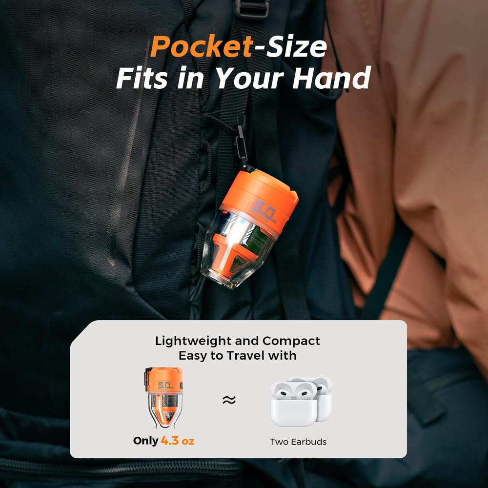 FLEXTAILGEAR iluminación amplia con tres niveles para uso nocturno