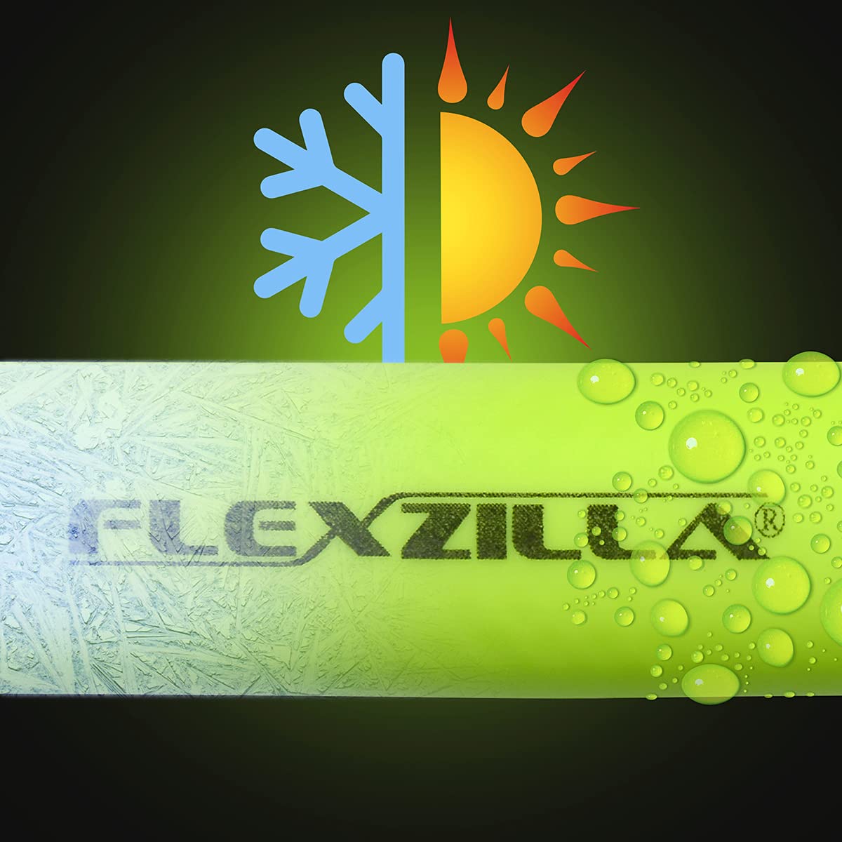 Flexzilla enrollada y plana lista para guardar con cero memoria y ahorro de espacio