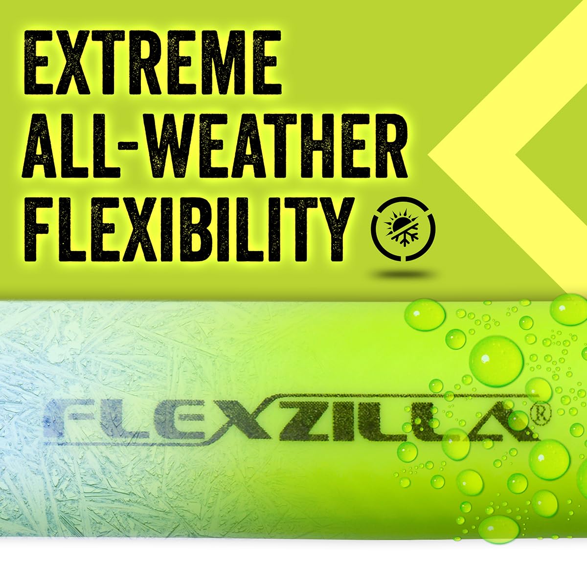 Flexzilla etiqueta con especificaciones y beneficios del producto