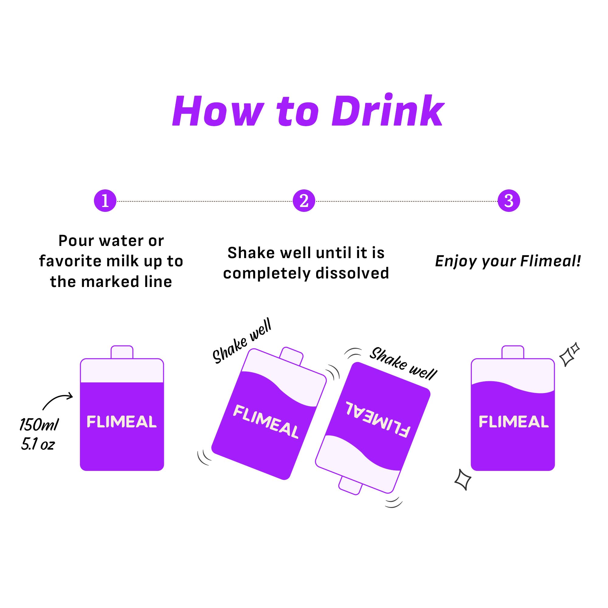 FLIMEAL porción servida en vaso lista para beber, ideal para desayuno o merienda.