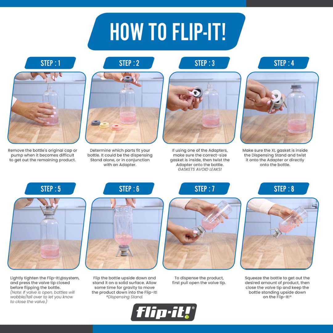 Flip-It! uso en ducha estilo de vida, facilita rutina diaria y orden del baño
