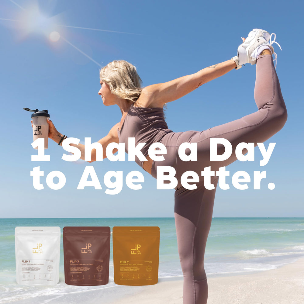 Flip My Life bowl preparado con Flip 7 chocolate servido como comida nutritiva