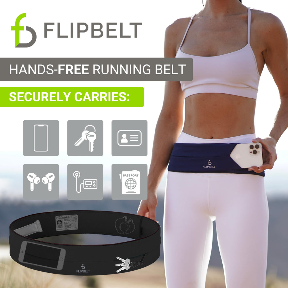 FlipBelt detalle del tejido absorbente que evita la humedad durante ejercicio