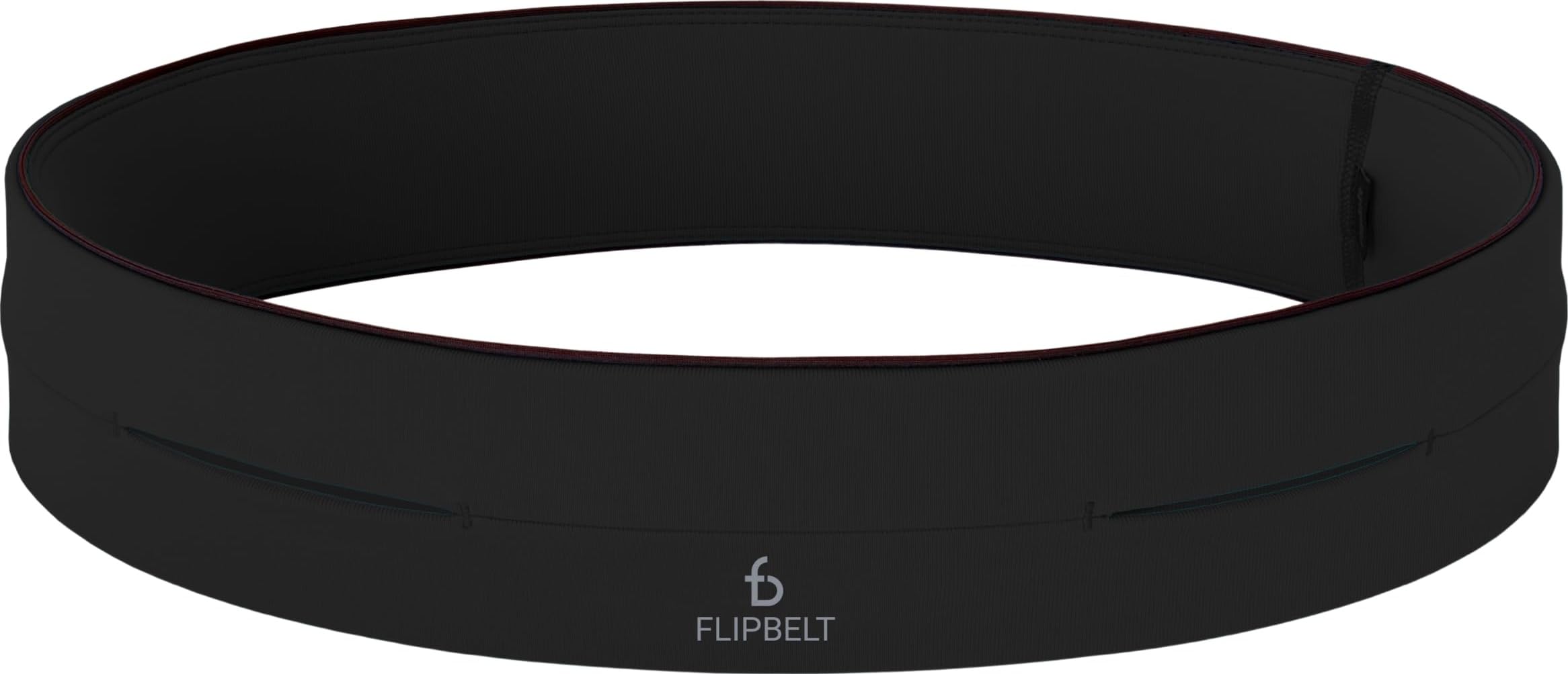 FlipBelt vista frontal del empaque mostrando tamaño y color, ofrece comodidad