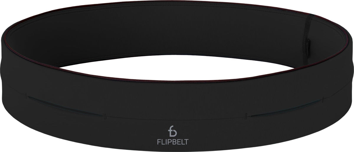 FlipBelt vista frontal del empaque mostrando tamaño y color, ofrece comodidad