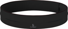 FlipBelt vista frontal del empaque mostrando tamaño y color, ofrece comodidad