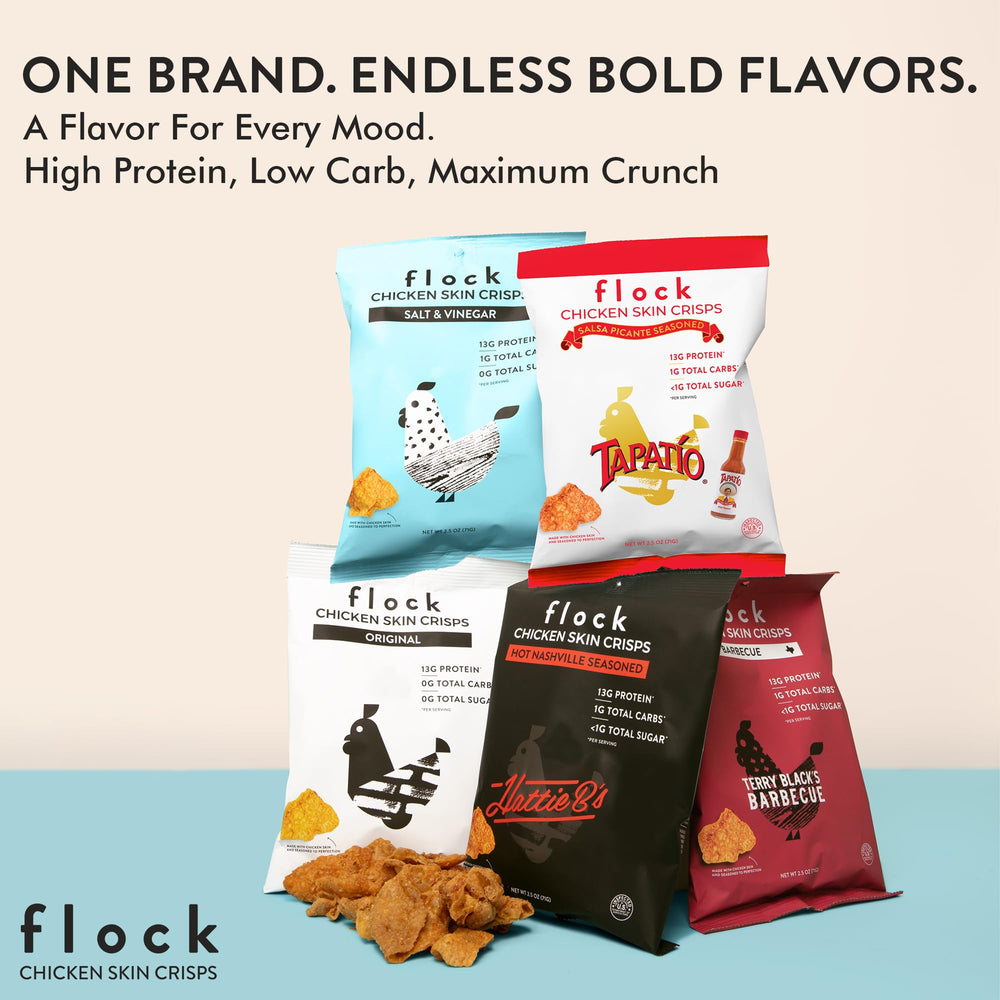 Flock paquete individual en mochila, snack portátil y práctico para viajes