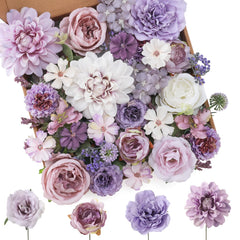 Floweroyal vista frontal de la caja abierta mostrando 18 flores, ideal para regalo
