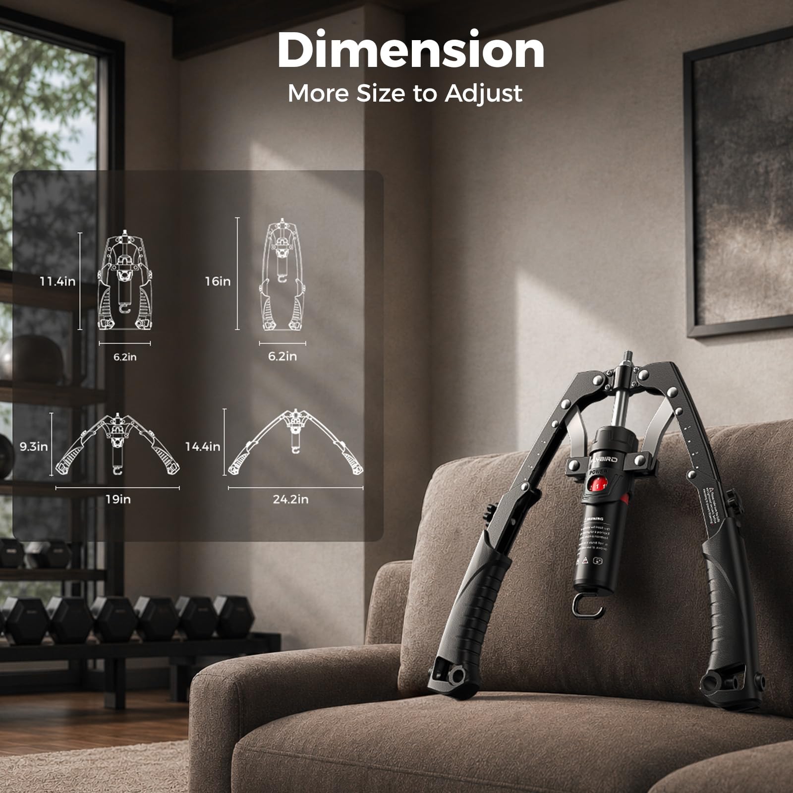 FLYBIRD texturas de agarre antideslizante que reducen fatiga y mejoran control