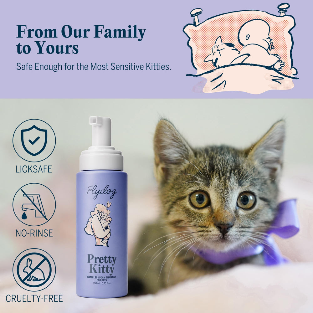 Flydog Pretty Kitty etiqueta con ingredientes visibles y pH balanceado