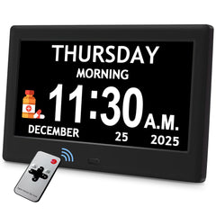 FLYRUIT vista frontal del reloj 7 pulgadas, lectura inmediata