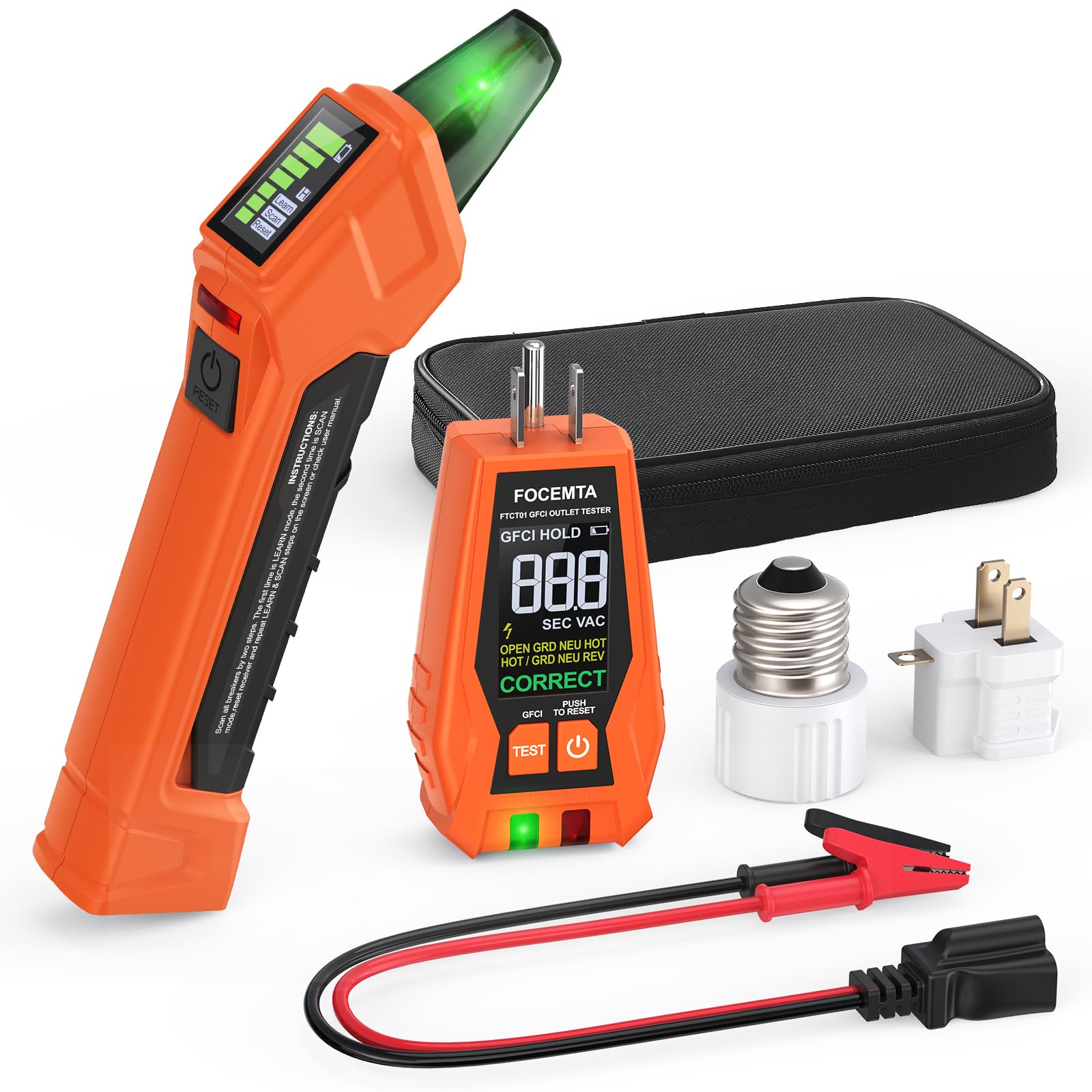 focemta kit completo en estuche para diagnóstico eléctrico rápido