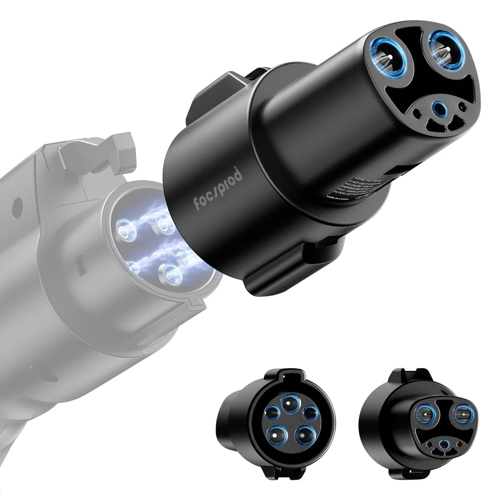FOCSPROD adaptador frontal mostrando diseño compacto y robusto para carga segura