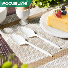 FOCUSLINE cucharita junto a mano para referencia de tamaño práctico