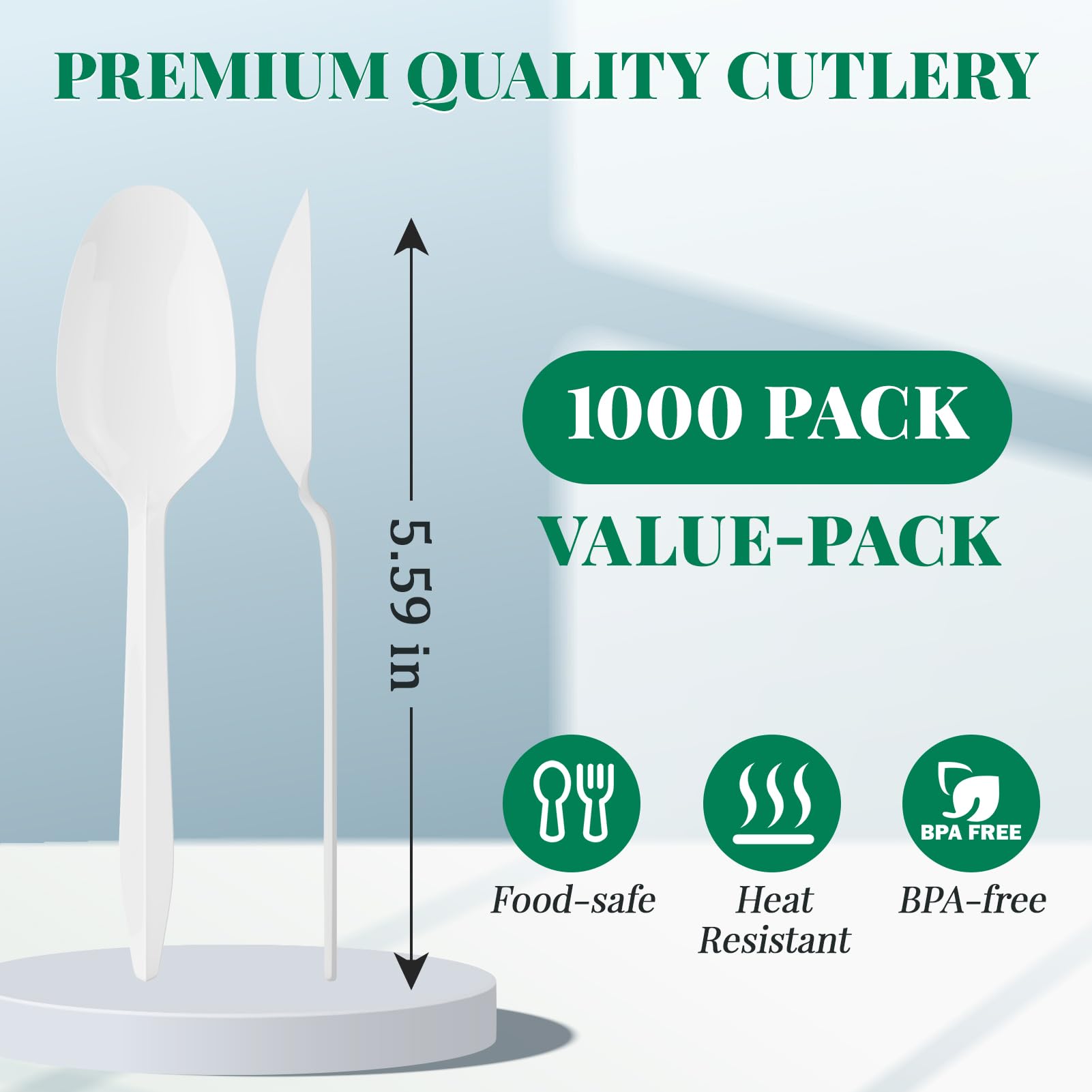 FOCUSLINE cucharita en postre servida, ideal para helados y cremas