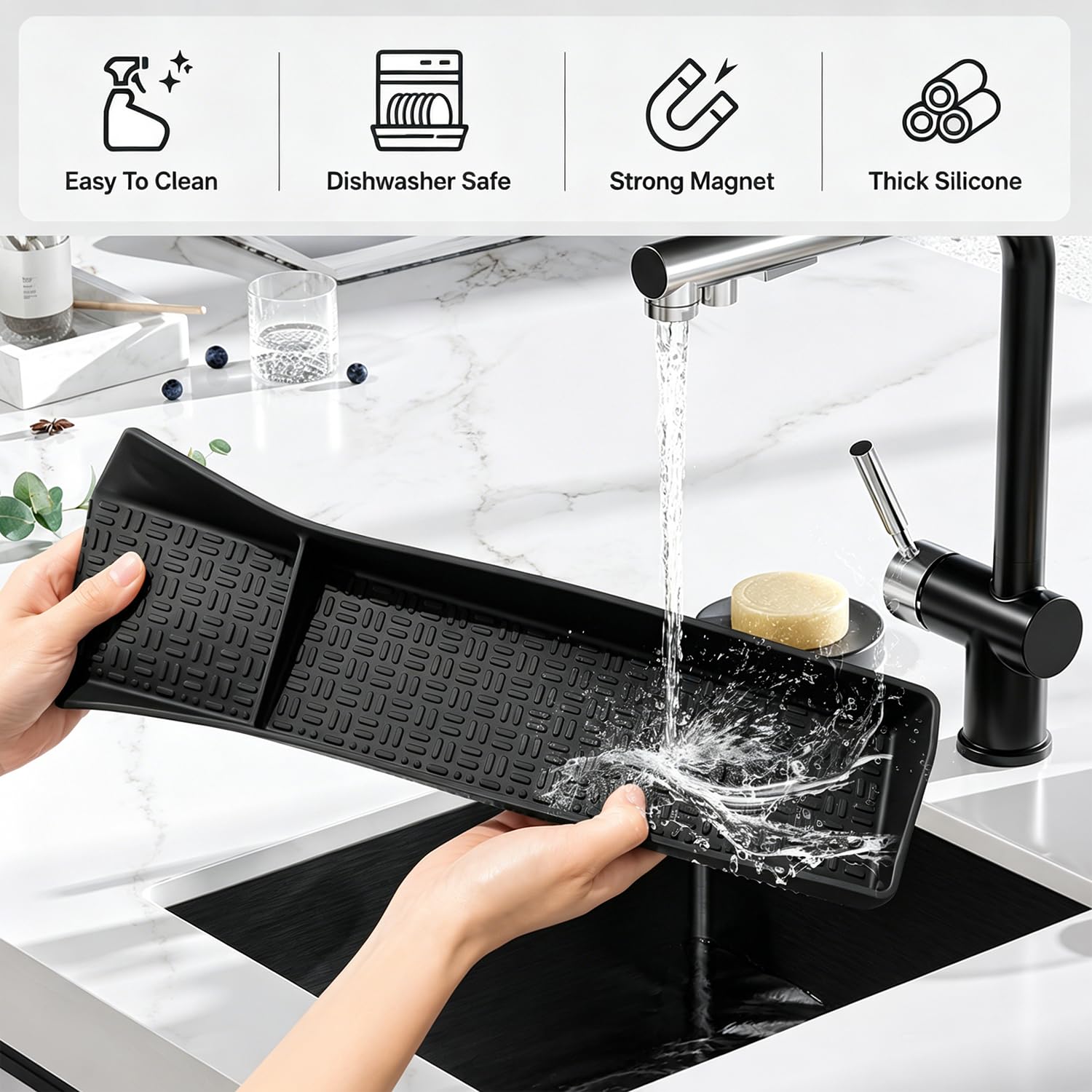 Foeacry estante instalado en cocina pequeña optimizando almacenamiento