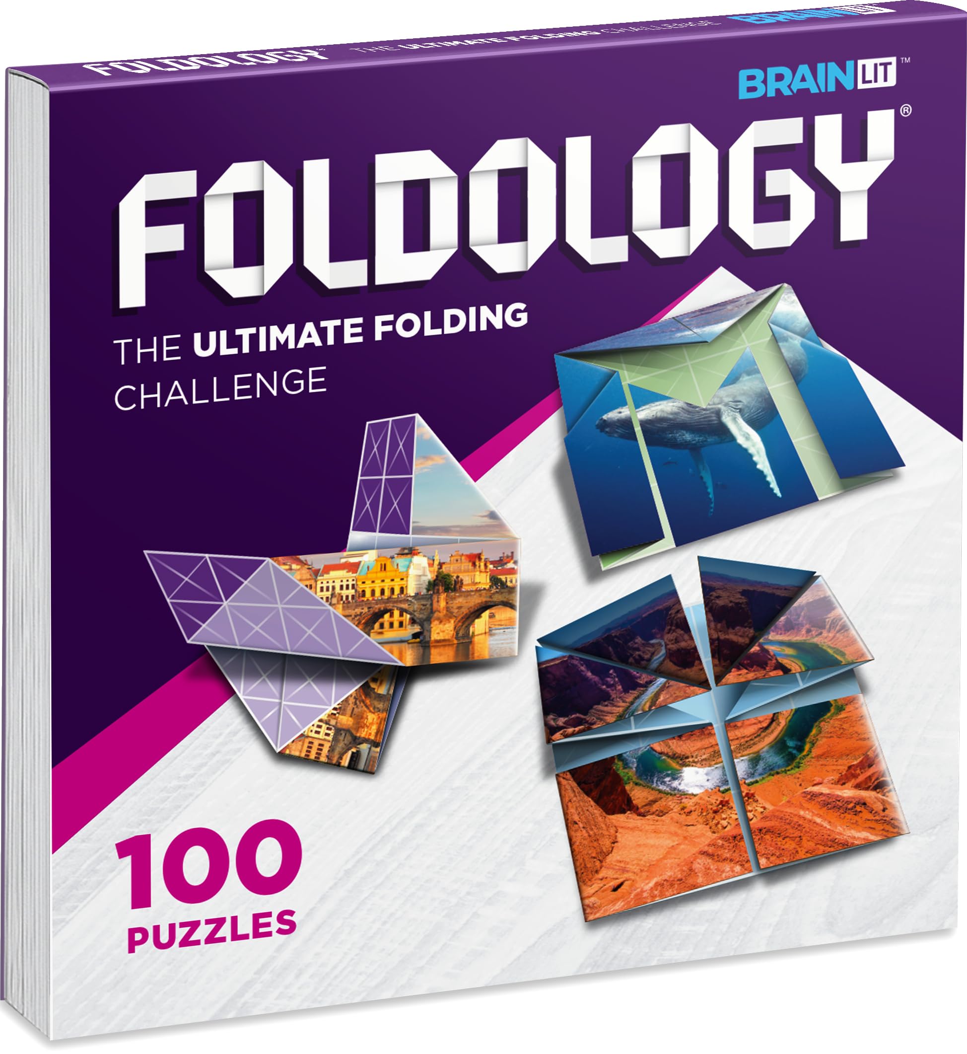 FOLDOLOGY portada de la caja mostrando contenido portátil y regalo