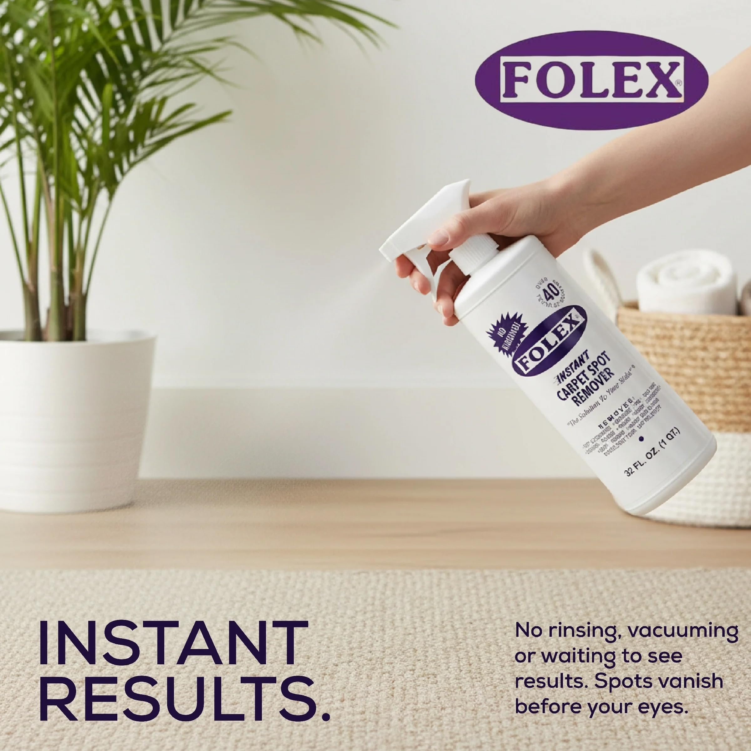 FOLEX pulverizador y boquilla enfatizando aplicación precisa