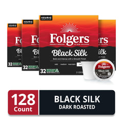 Folgers K-Cup vista superior de cápsula lista para Keurig y fácil uso
