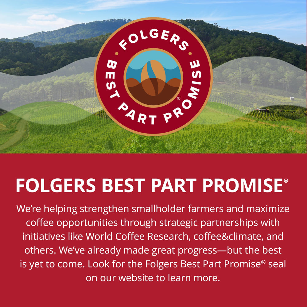 Folgers cajas abiertas con filas de cápsulas para almacenamiento organizado