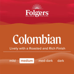 Folgers primer plano de cápsula K-Cup mostrando sello hermético y facilidad