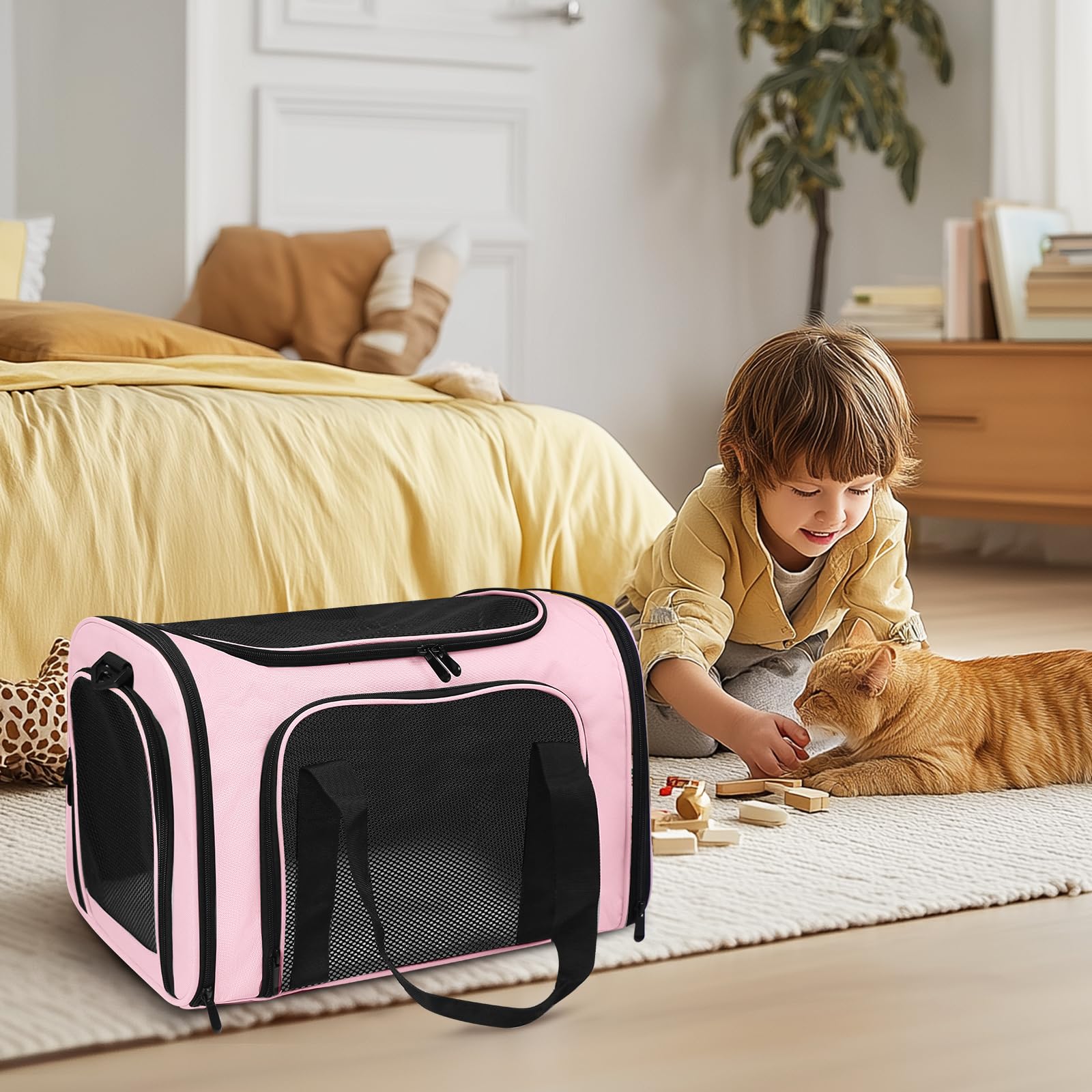 FOORLON comparación de tamaño con mascota pequeña para elegir capacidad correcta