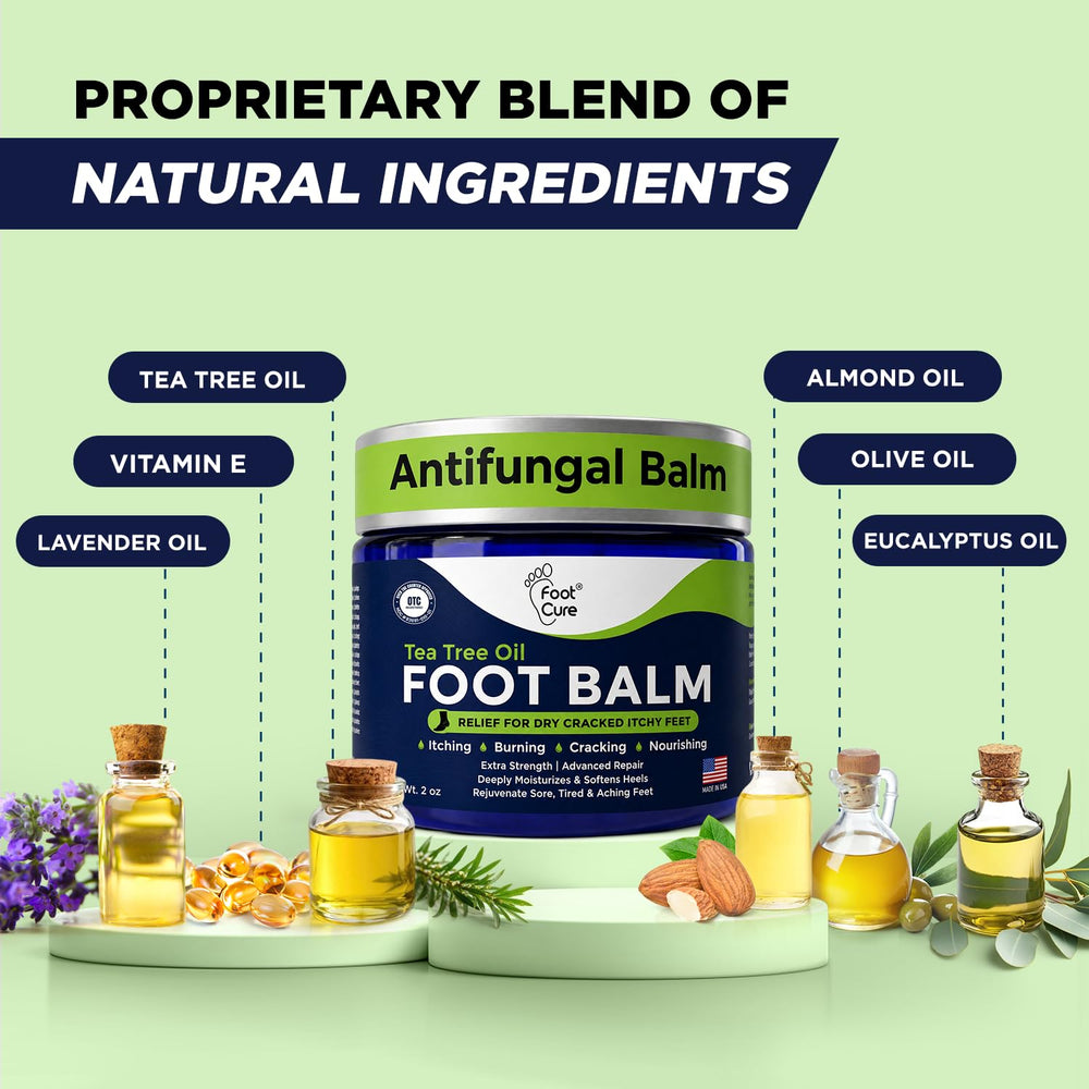 FOOT CURE aplicación de crema en el dorso del pie con beneficio hidratante