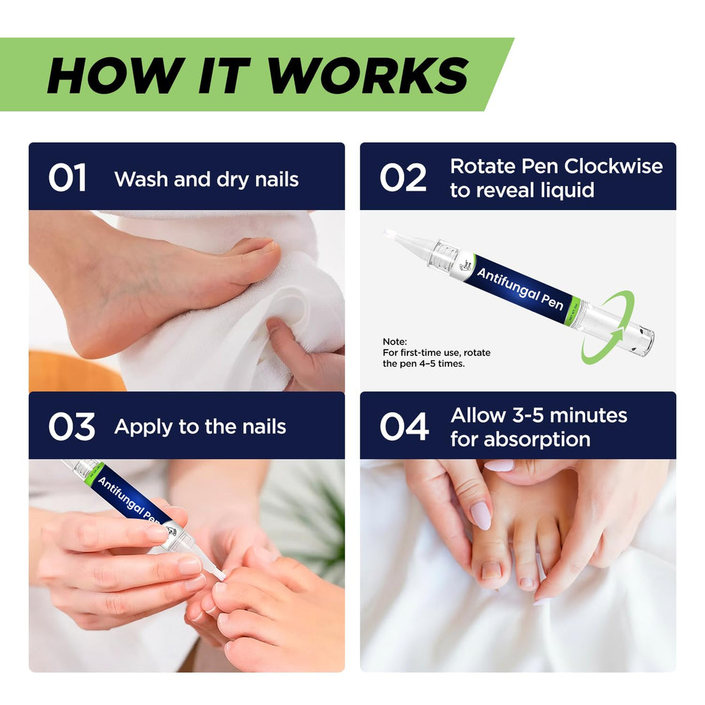 foot cure pen etiqueta con lista de ingredientes incluida la concentración de ácido undecílénico