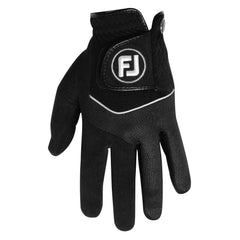 FootJoy RainGrip Autosuede palm close-up highlighting wet-weather traction benefit